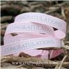 Order Congratulations Ribbon - Pink